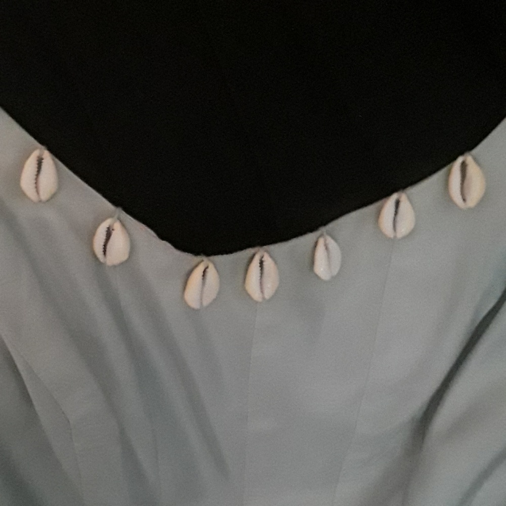SOLD! Vintage Seafoam / Aqua Dress. Yemaya! *KRYSTAL